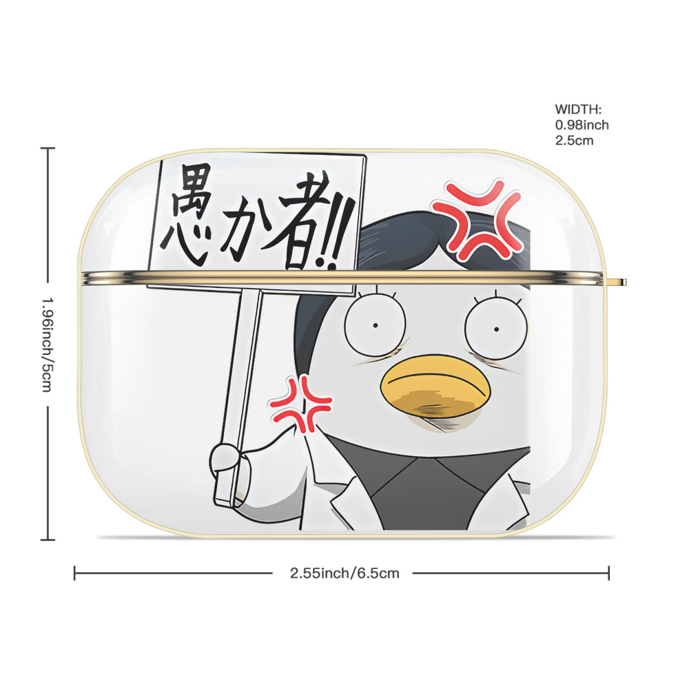ぎんたま 坂田銀時（さかたぎんとき） 神楽 志村新八（しむら しんぱち） GINTAMA Sakata Gintoki Kagura Shimura Shinpachi 【AirPods Pro用】ハードシェル保護ケース｜耐衝撃・防指紋・カラビナ付き商品仕様