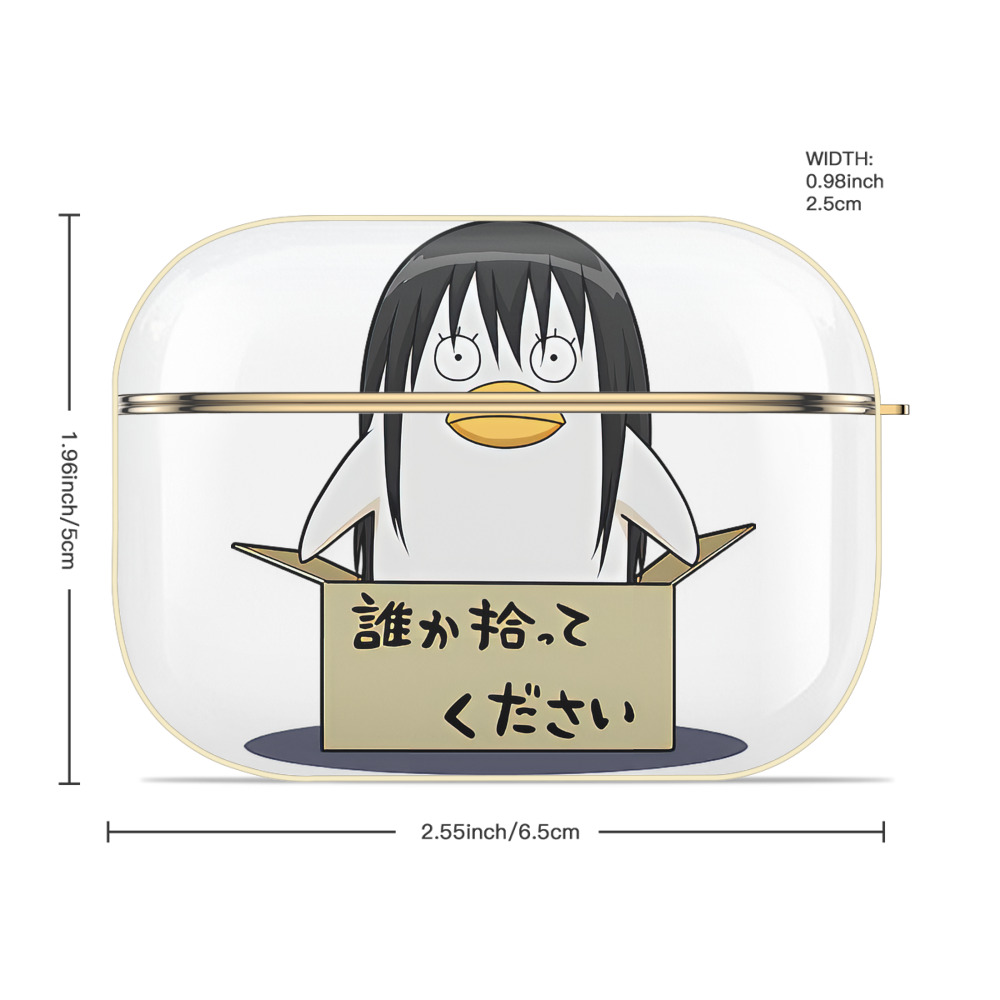 ぎんたま 坂田銀時（さかたぎんとき） 神楽 志村新八（しむら しんぱち） GINTAMA Sakata Gintoki Kagura Shimura Shinpachi 【AirPods Pro用】ハードシェル保護ケース｜耐衝撃・防指紋・カラビナ付き商品仕様