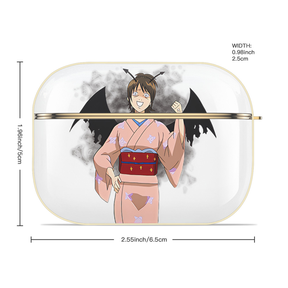 ぎんたま 坂田銀時（さかたぎんとき） 神楽 志村新八（しむら しんぱち） GINTAMA Sakata Gintoki Kagura Shimura Shinpachi 【AirPods Pro用】ハードシェル保護ケース｜耐衝撃・防指紋・カラビナ付き商品仕様