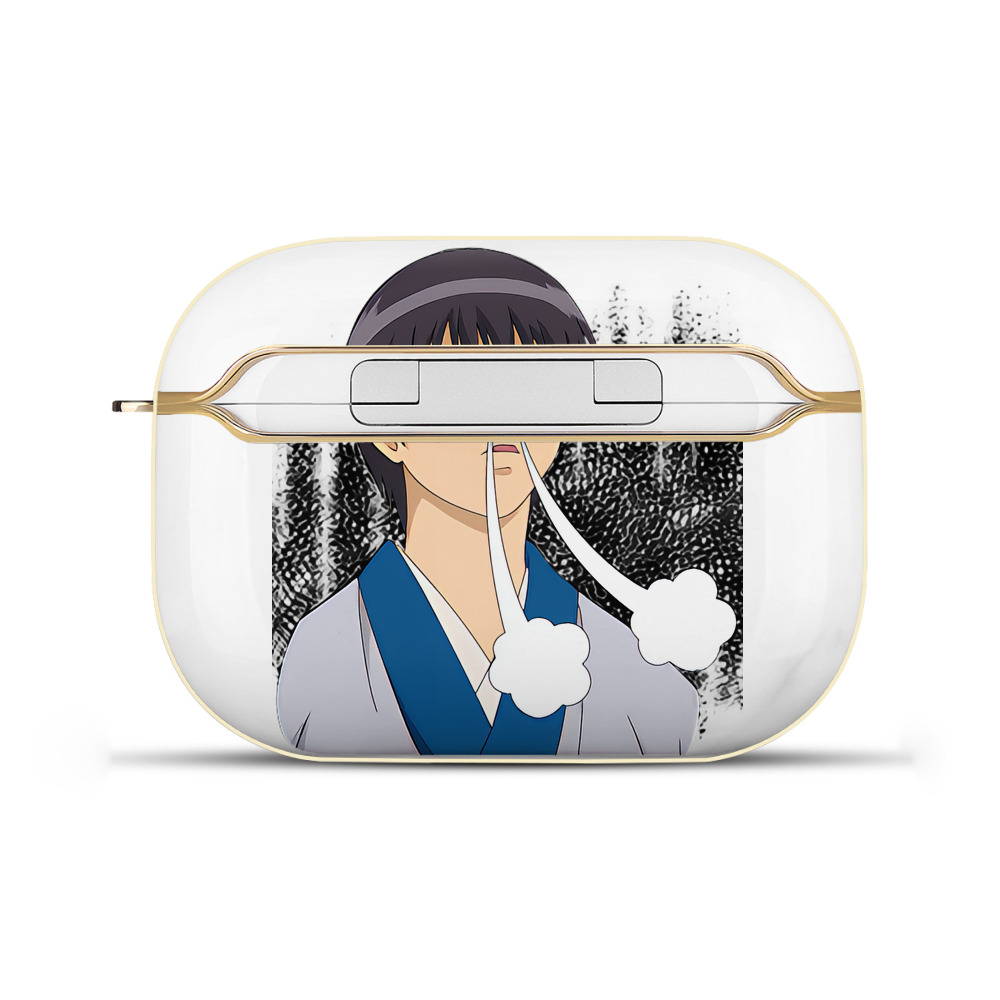 （画像用） ぎんたま 坂田銀時（さかたぎんとき） 神楽 志村新八（しむら しんぱち） GINTAMA Sakata Gintoki Kagura Shimura Shinpachi 【AirPods Pro用】ハードシェル保護ケース｜耐衝撃・防指紋・カラビナ付き商品仕様