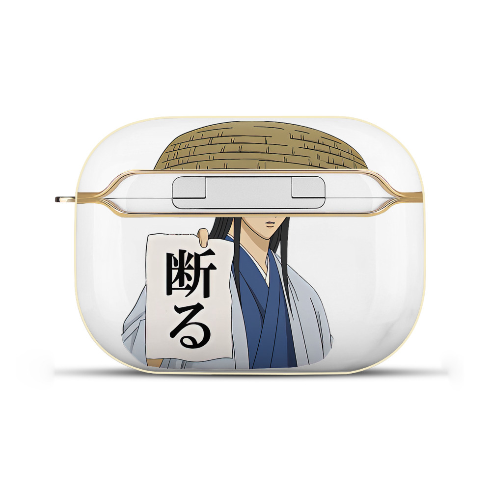（画像用） ぎんたま 坂田銀時（さかたぎんとき） 神楽 志村新八（しむら しんぱち） GINTAMA Sakata Gintoki Kagura Shimura Shinpachi 【AirPods Pro用】ハードシェル保護ケース｜耐衝撃・防指紋・カラビナ付き商品仕様