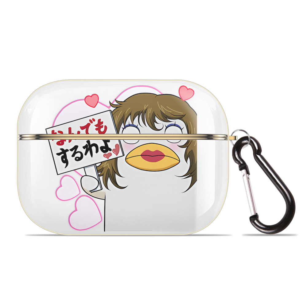 （画像用） ぎんたま 坂田銀時（さかたぎんとき） 神楽 志村新八（しむら しんぱち） GINTAMA Sakata Gintoki Kagura Shimura Shinpachi 【AirPods Pro用】ハードシェル保護ケース｜耐衝撃・防指紋・カラビナ付き商品仕様