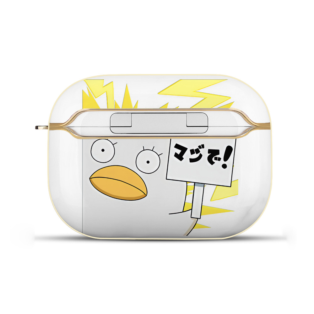 （画像用） ぎんたま 坂田銀時（さかたぎんとき） 神楽 志村新八（しむら しんぱち） GINTAMA Sakata Gintoki Kagura Shimura Shinpachi 【AirPods Pro用】ハードシェル保護ケース｜耐衝撃・防指紋・カラビナ付き商品仕様