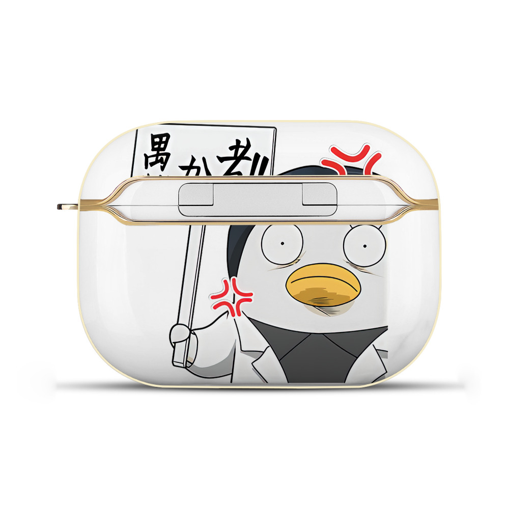 （画像用） ぎんたま 坂田銀時（さかたぎんとき） 神楽 志村新八（しむら しんぱち） GINTAMA Sakata Gintoki Kagura Shimura Shinpachi 【AirPods Pro用】ハードシェル保護ケース｜耐衝撃・防指紋・カラビナ付き商品仕様