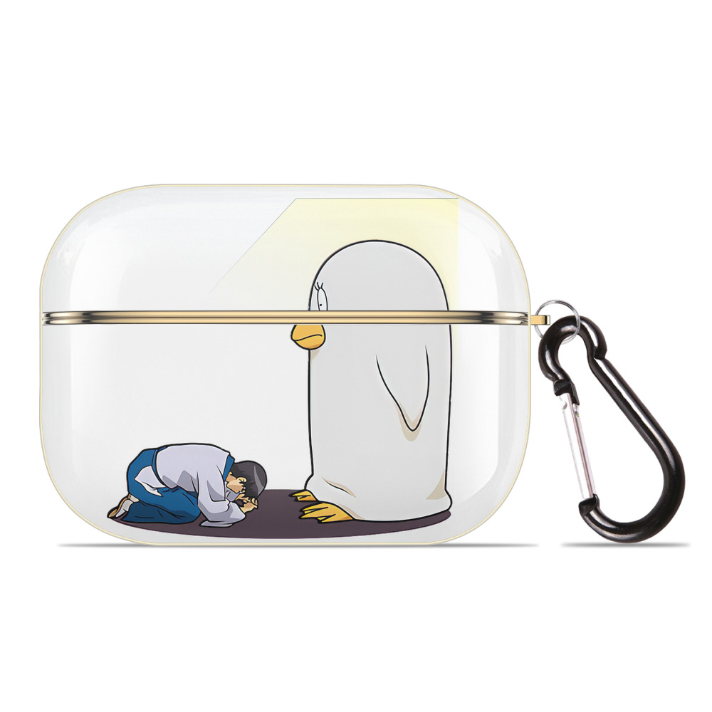 （画像用） ぎんたま 坂田銀時（さかたぎんとき） 神楽 志村新八（しむら しんぱち） GINTAMA Sakata Gintoki Kagura Shimura Shinpachi 【AirPods Pro用】ハードシェル保護ケース｜耐衝撃・防指紋・カラビナ付き商品仕様