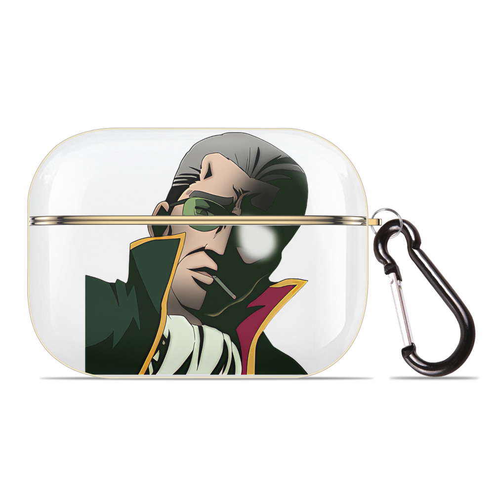 （画像用） ぎんたま 坂田銀時（さかたぎんとき） 神楽 志村新八（しむら しんぱち） GINTAMA Sakata Gintoki Kagura Shimura Shinpachi 【AirPods Pro用】ハードシェル保護ケース｜耐衝撃・防指紋・カラビナ付き商品仕様