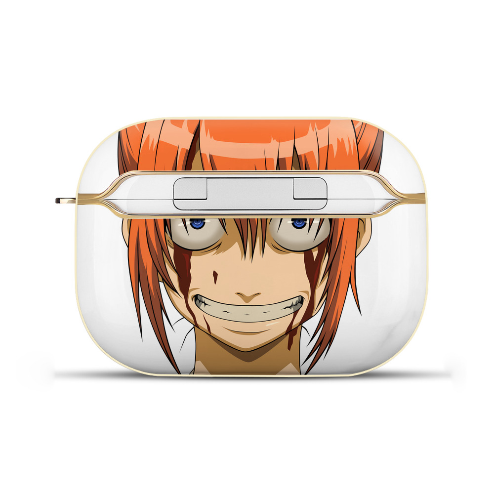 （画像用） ぎんたま 坂田銀時（さかたぎんとき） 神楽 志村新八（しむら しんぱち） GINTAMA Sakata Gintoki Kagura Shimura Shinpachi 【AirPods Pro用】ハードシェル保護ケース｜耐衝撃・防指紋・カラビナ付き商品仕様