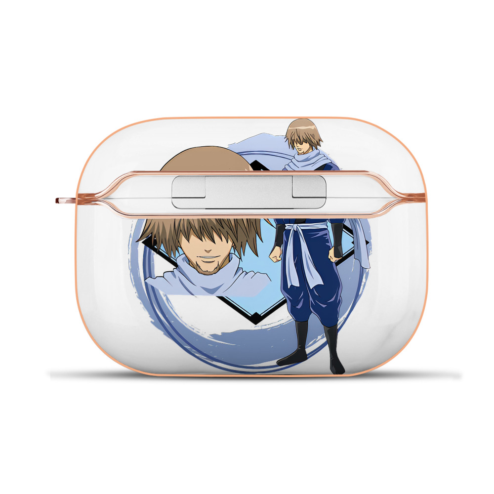 （画像用） ぎんたま 坂田銀時（さかたぎんとき） 神楽 志村新八（しむら しんぱち） GINTAMA Sakata Gintoki Kagura Shimura Shinpachi 【AirPods Pro用】ハードシェル保護ケース｜耐衝撃・防指紋・カラビナ付き商品仕様