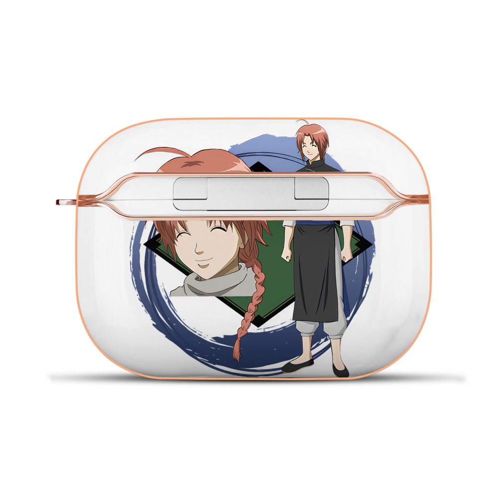 （画像用） ぎんたま 坂田銀時（さかたぎんとき） 神楽 志村新八（しむら しんぱち） GINTAMA Sakata Gintoki Kagura Shimura Shinpachi 【AirPods Pro用】ハードシェル保護ケース｜耐衝撃・防指紋・カラビナ付き商品仕様
