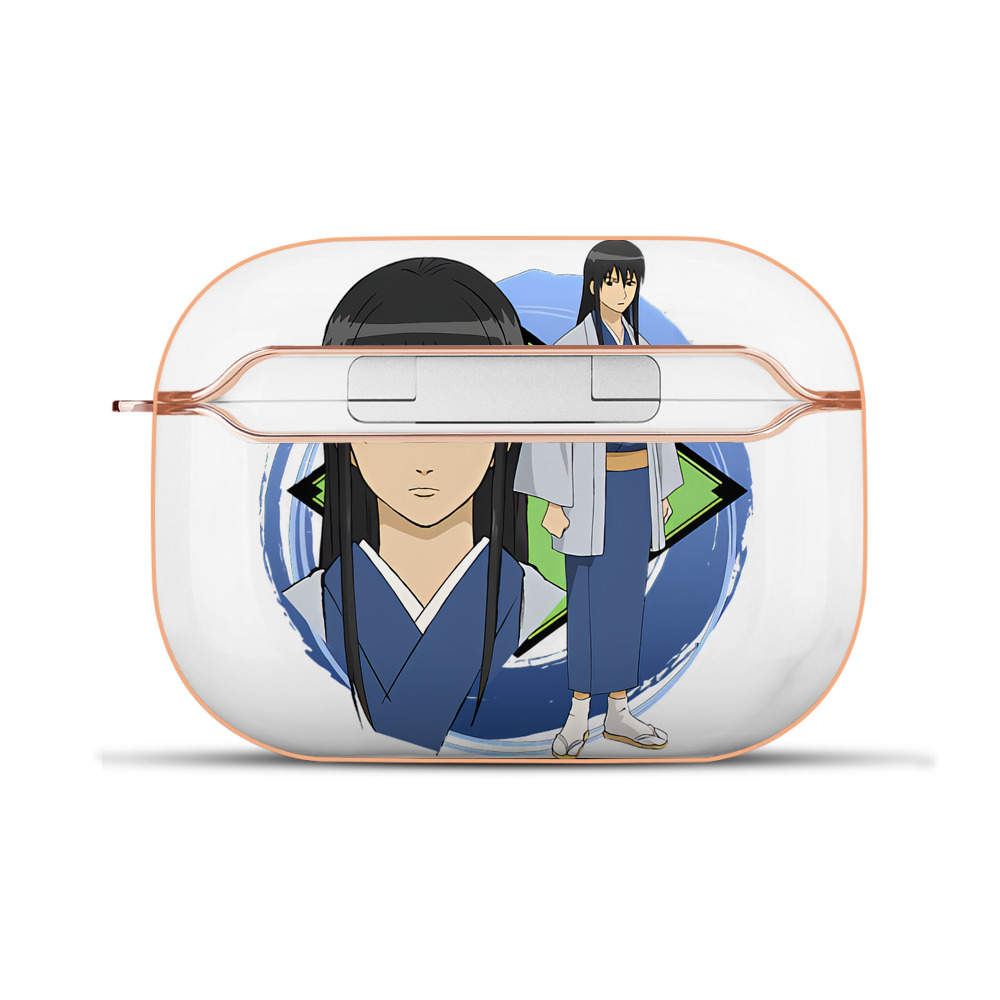 （画像用） ぎんたま 坂田銀時（さかたぎんとき） 神楽 志村新八（しむら しんぱち） GINTAMA Sakata Gintoki Kagura Shimura Shinpachi 【AirPods Pro用】ハードシェル保護ケース｜耐衝撃・防指紋・カラビナ付き商品仕様