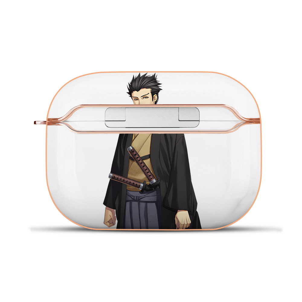 （画像用） ぎんたま 坂田銀時（さかたぎんとき） 神楽 志村新八（しむら しんぱち） GINTAMA Sakata Gintoki Kagura Shimura Shinpachi 【AirPods Pro用】ハードシェル保護ケース｜耐衝撃・防指紋・カラビナ付き商品仕様