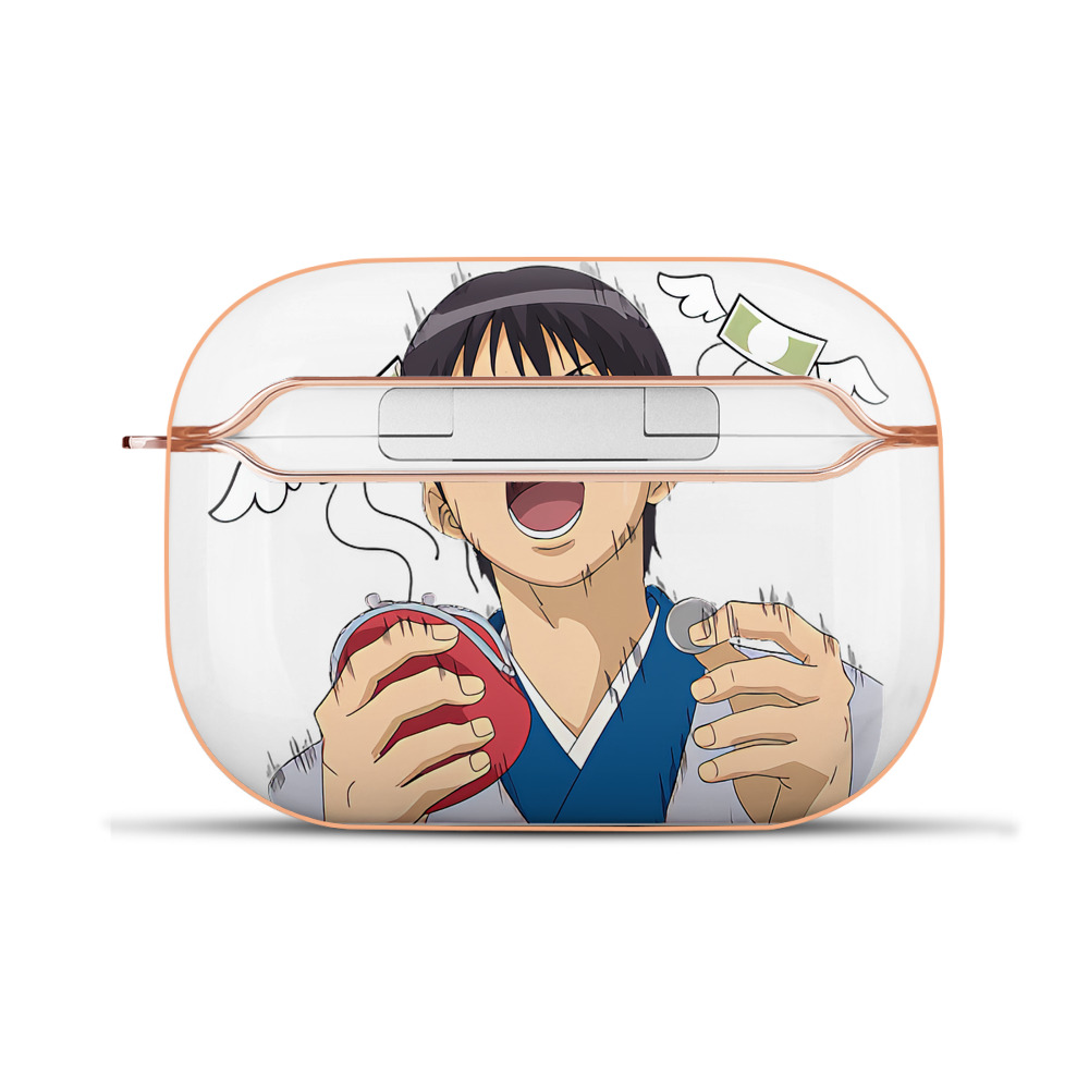 （画像用） ぎんたま 坂田銀時（さかたぎんとき） 神楽 志村新八（しむら しんぱち） GINTAMA Sakata Gintoki Kagura Shimura Shinpachi 【AirPods Pro用】ハードシェル保護ケース｜耐衝撃・防指紋・カラビナ付き商品仕様