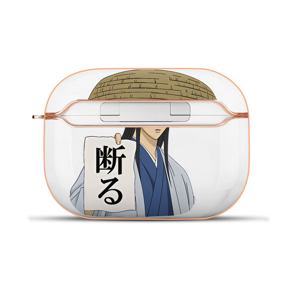 （画像用） ぎんたま 坂田銀時（さかたぎんとき） 神楽 志村新八（しむら しんぱち） GINTAMA Sakata Gintoki Kagura Shimura Shinpachi 【AirPods Pro用】ハードシェル保護ケース｜耐衝撃・防指紋・カラビナ付き商品仕様