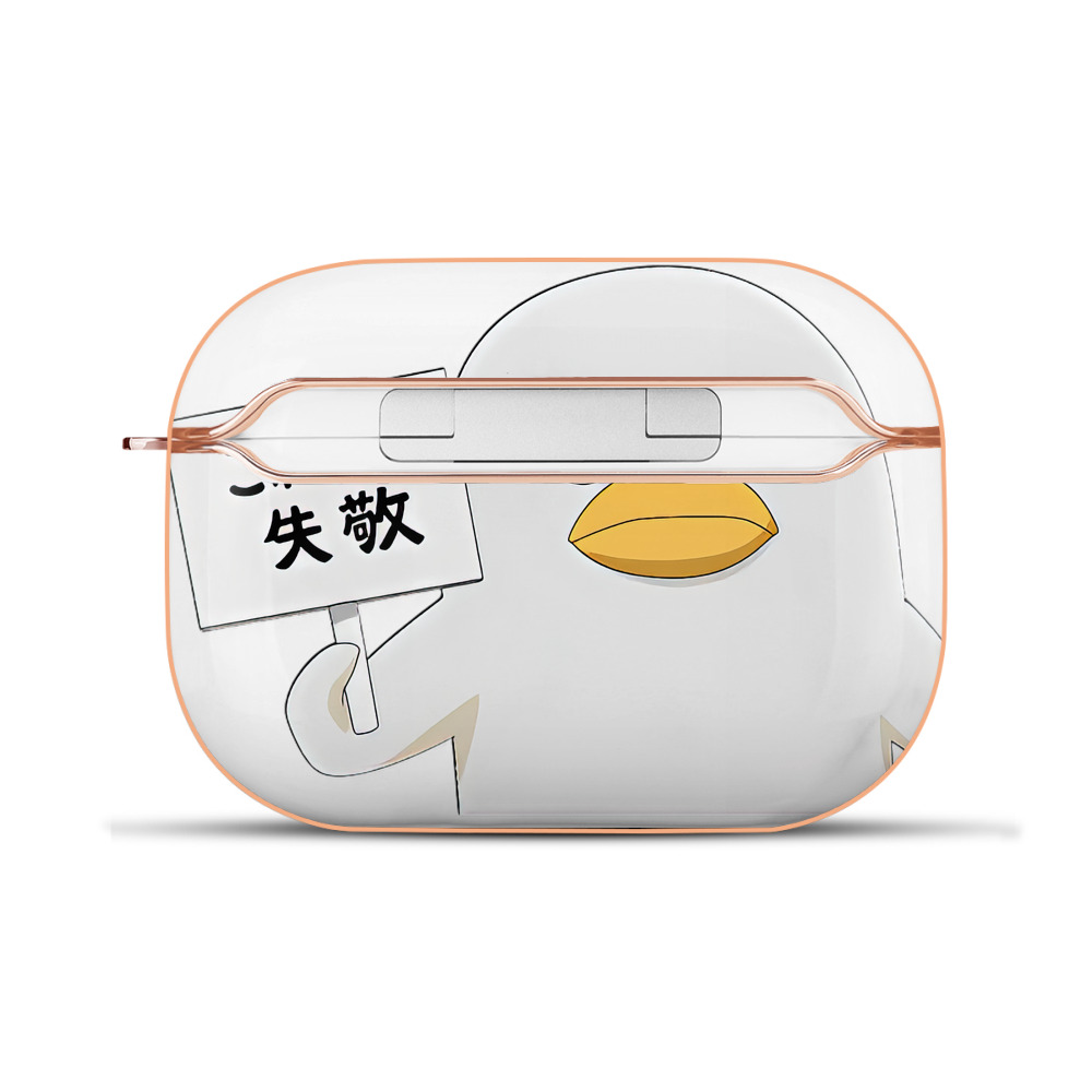（画像用） ぎんたま 坂田銀時（さかたぎんとき） 神楽 志村新八（しむら しんぱち） GINTAMA Sakata Gintoki Kagura Shimura Shinpachi 【AirPods Pro用】ハードシェル保護ケース｜耐衝撃・防指紋・カラビナ付き商品仕様