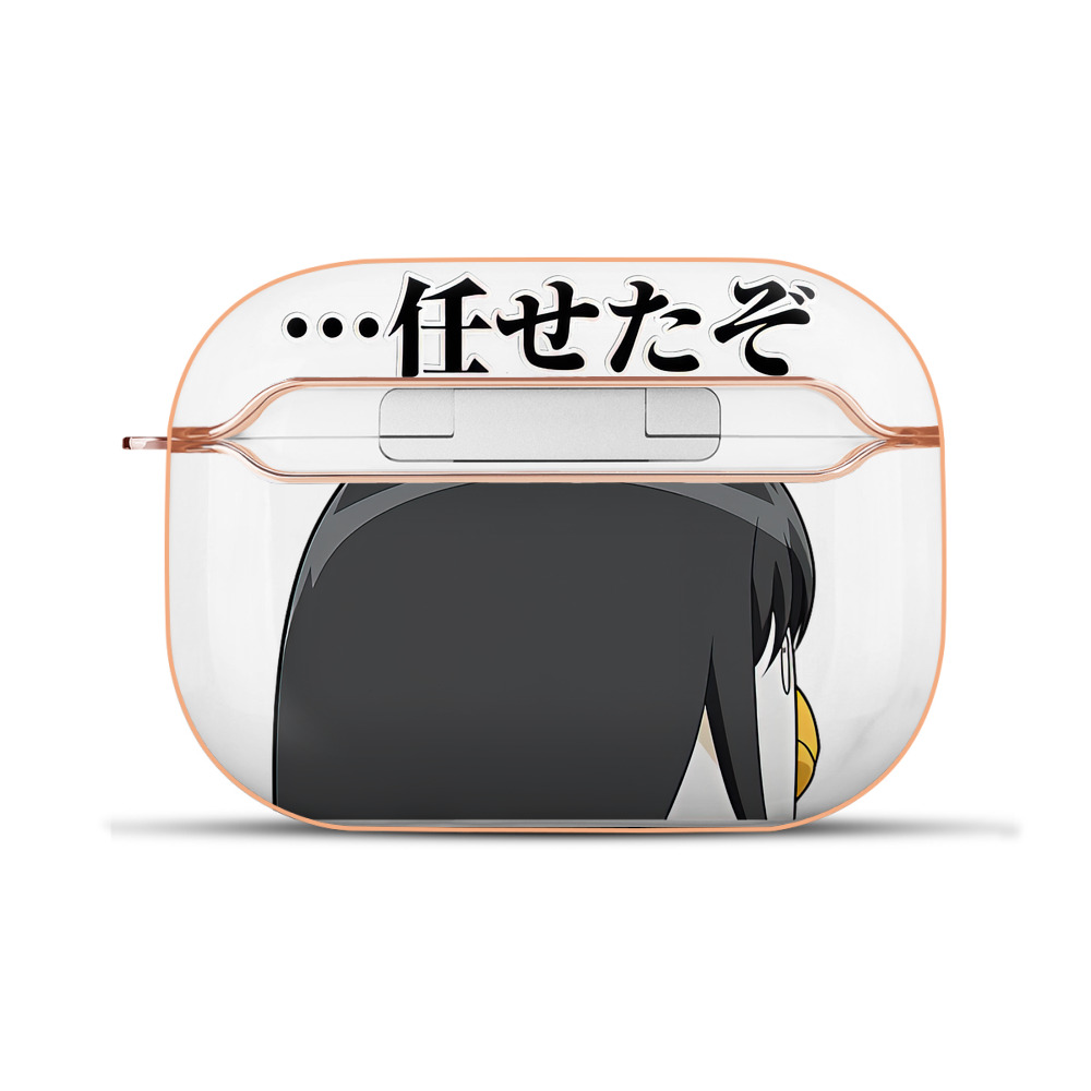 （画像用） ぎんたま 坂田銀時（さかたぎんとき） 神楽 志村新八（しむら しんぱち） GINTAMA Sakata Gintoki Kagura Shimura Shinpachi 【AirPods Pro用】ハードシェル保護ケース｜耐衝撃・防指紋・カラビナ付き商品仕様