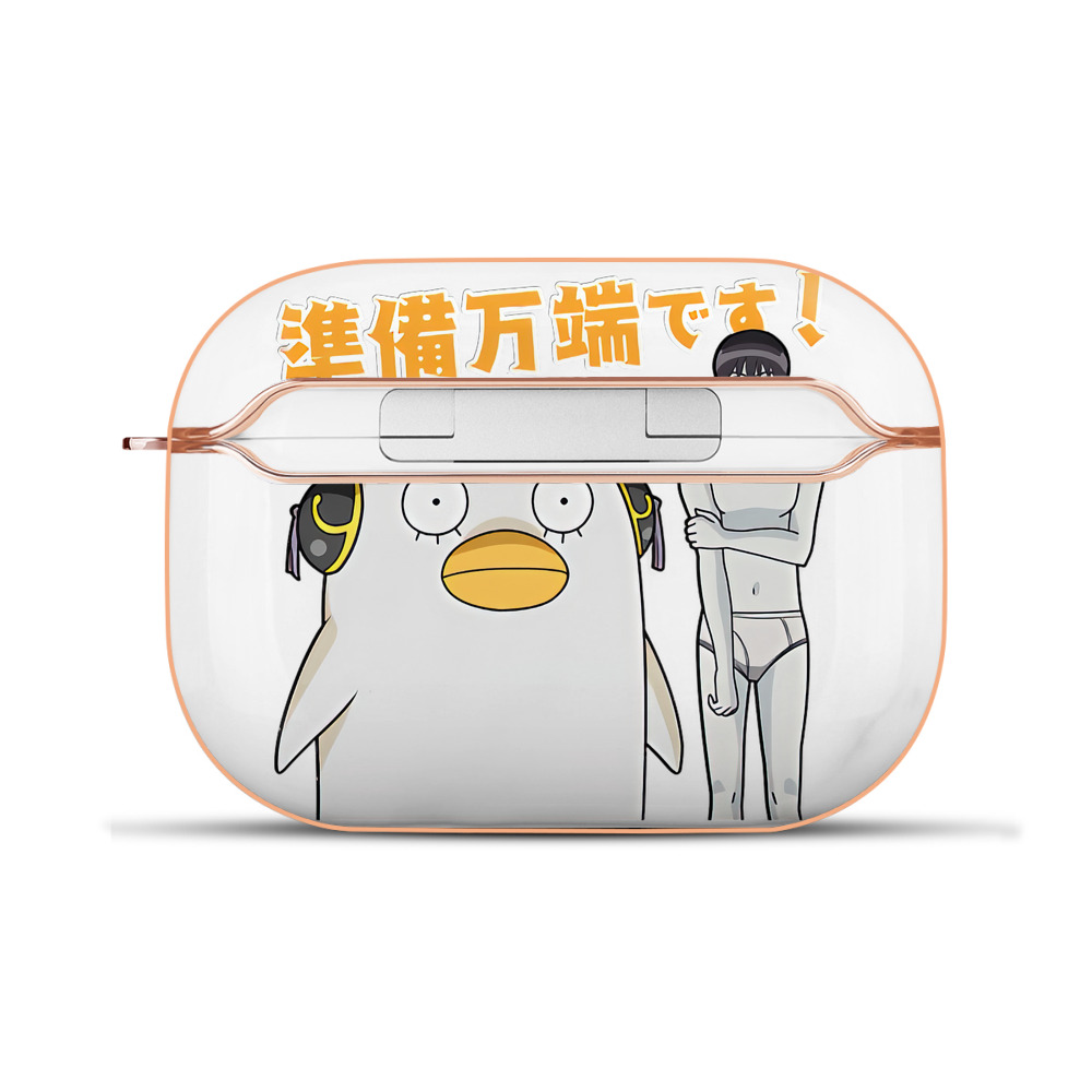 （画像用） ぎんたま 坂田銀時（さかたぎんとき） 神楽 志村新八（しむら しんぱち） GINTAMA Sakata Gintoki Kagura Shimura Shinpachi 【AirPods Pro用】ハードシェル保護ケース｜耐衝撃・防指紋・カラビナ付き商品仕様