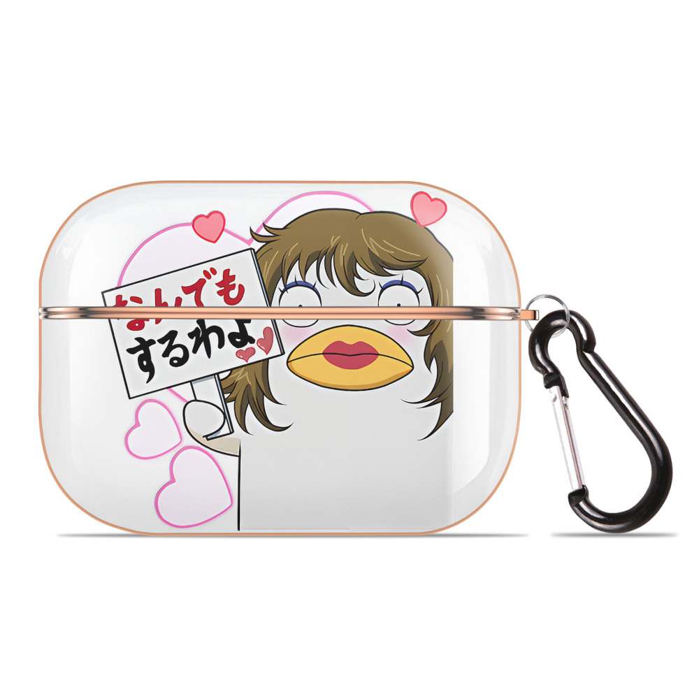 （画像用） ぎんたま 坂田銀時（さかたぎんとき） 神楽 志村新八（しむら しんぱち） GINTAMA Sakata Gintoki Kagura Shimura Shinpachi 【AirPods Pro用】ハードシェル保護ケース｜耐衝撃・防指紋・カラビナ付き商品仕様