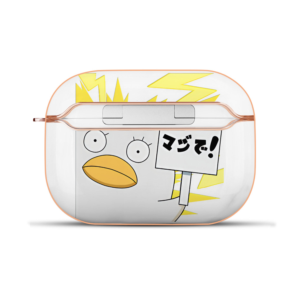 （画像用） ぎんたま 坂田銀時（さかたぎんとき） 神楽 志村新八（しむら しんぱち） GINTAMA Sakata Gintoki Kagura Shimura Shinpachi 【AirPods Pro用】ハードシェル保護ケース｜耐衝撃・防指紋・カラビナ付き商品仕様