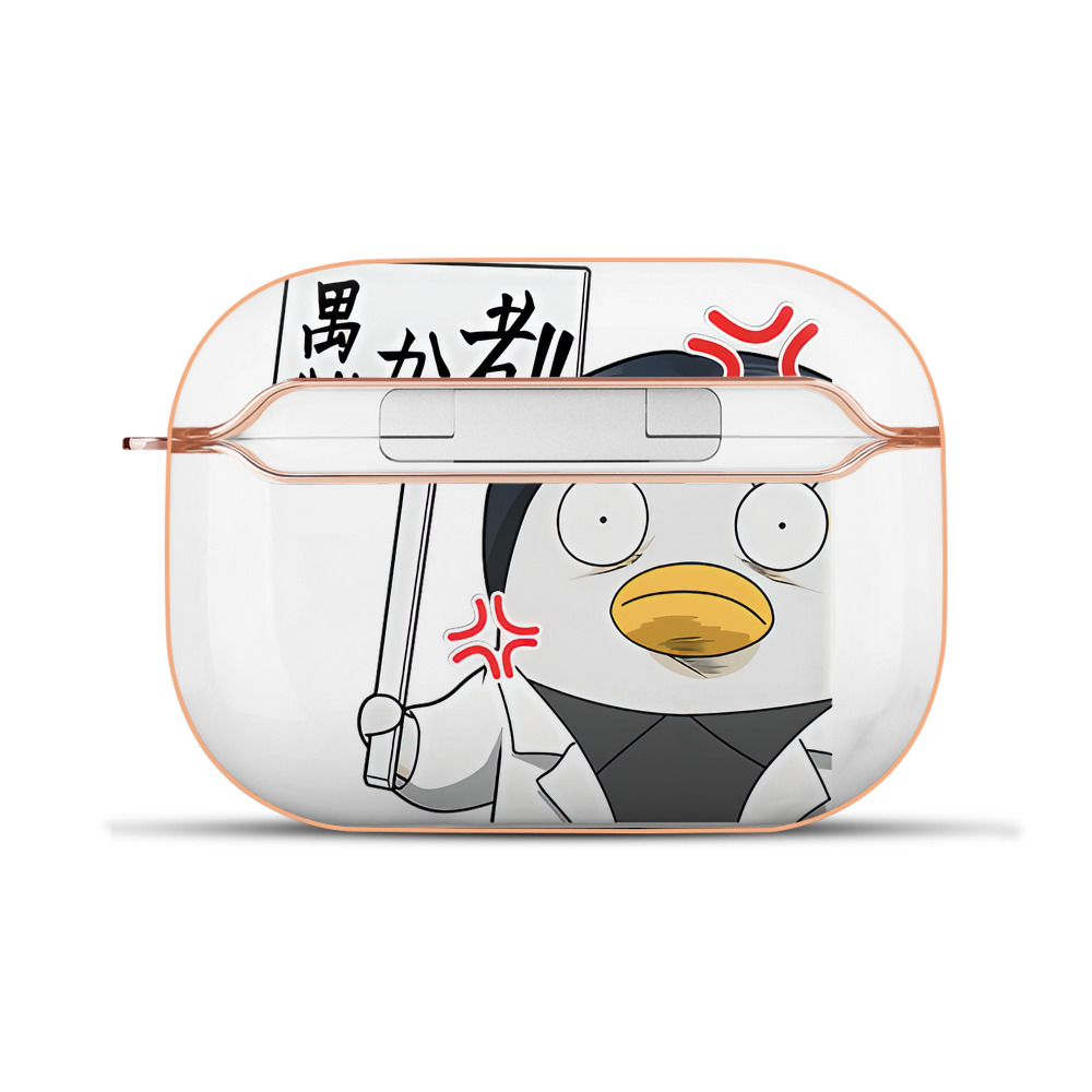 （画像用） ぎんたま 坂田銀時（さかたぎんとき） 神楽 志村新八（しむら しんぱち） GINTAMA Sakata Gintoki Kagura Shimura Shinpachi 【AirPods Pro用】ハードシェル保護ケース｜耐衝撃・防指紋・カラビナ付き商品仕様