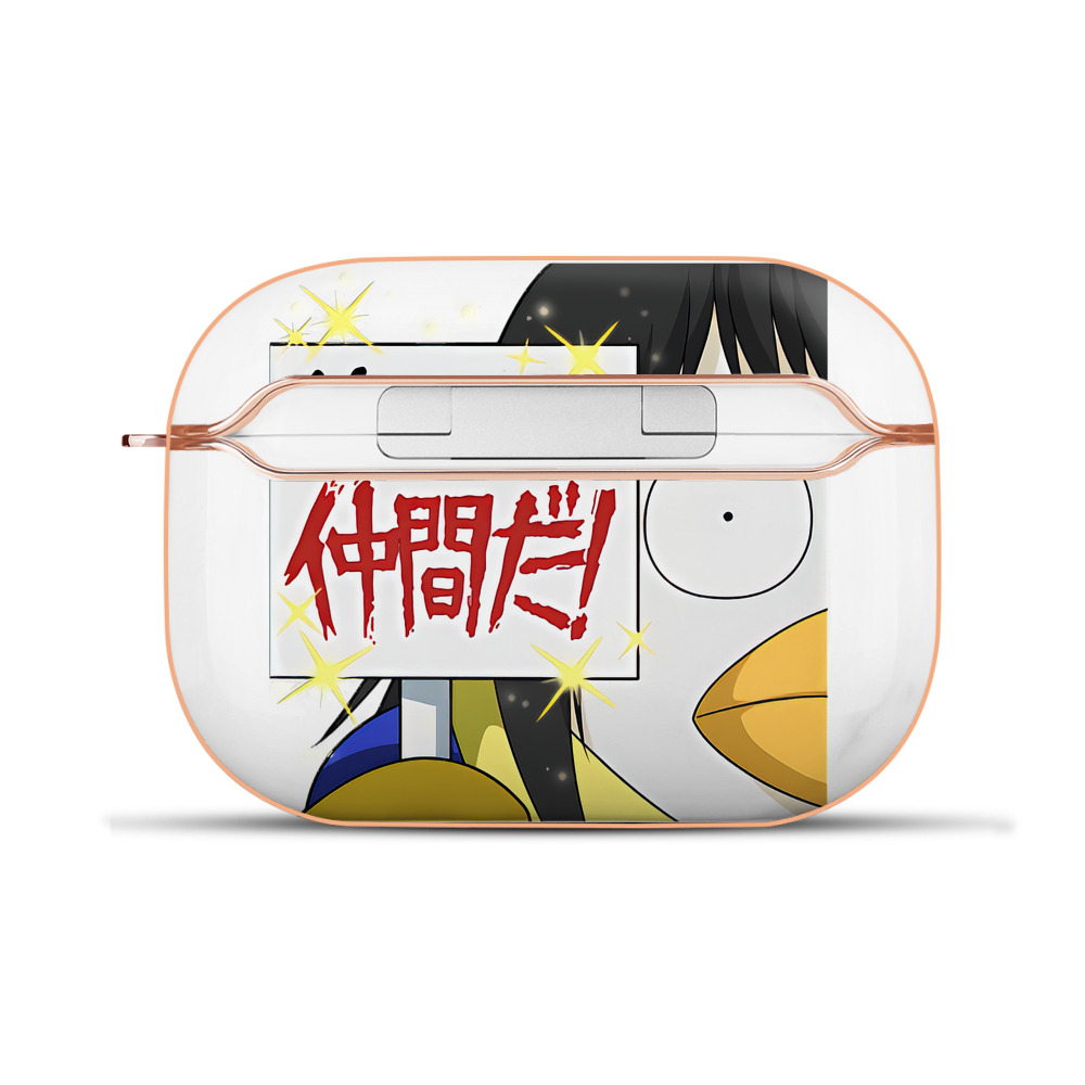 （画像用） ぎんたま 坂田銀時（さかたぎんとき） 神楽 志村新八（しむら しんぱち） GINTAMA Sakata Gintoki Kagura Shimura Shinpachi 【AirPods Pro用】ハードシェル保護ケース｜耐衝撃・防指紋・カラビナ付き商品仕様