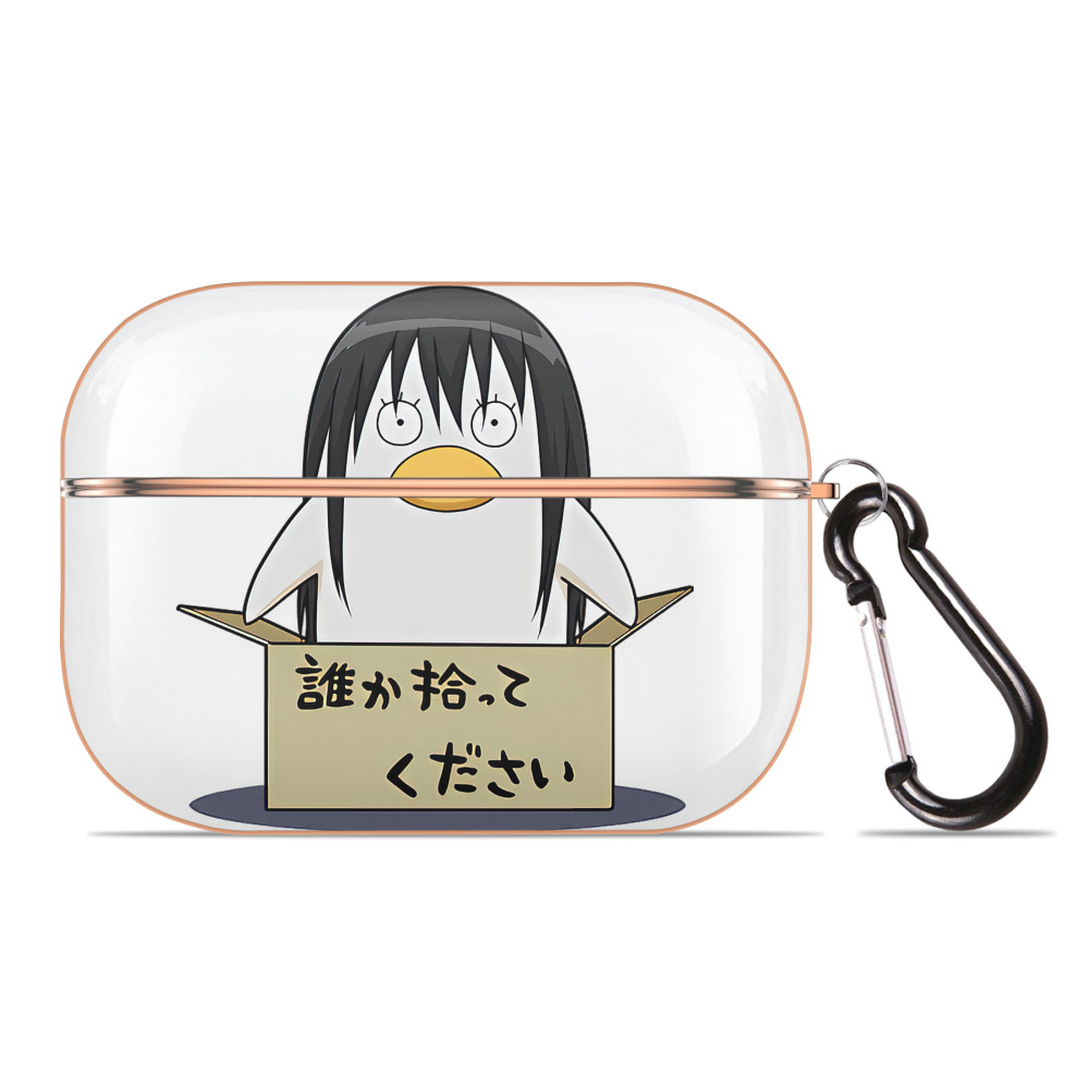 （画像用） ぎんたま 坂田銀時（さかたぎんとき） 神楽 志村新八（しむら しんぱち） GINTAMA Sakata Gintoki Kagura Shimura Shinpachi 【AirPods Pro用】ハードシェル保護ケース｜耐衝撃・防指紋・カラビナ付き商品仕様