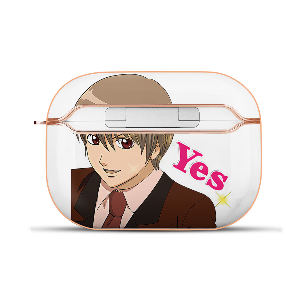 （画像用） ぎんたま 坂田銀時（さかたぎんとき） 神楽 志村新八（しむら しんぱち） GINTAMA Sakata Gintoki Kagura Shimura Shinpachi 【AirPods Pro用】ハードシェル保護ケース｜耐衝撃・防指紋・カラビナ付き商品仕様