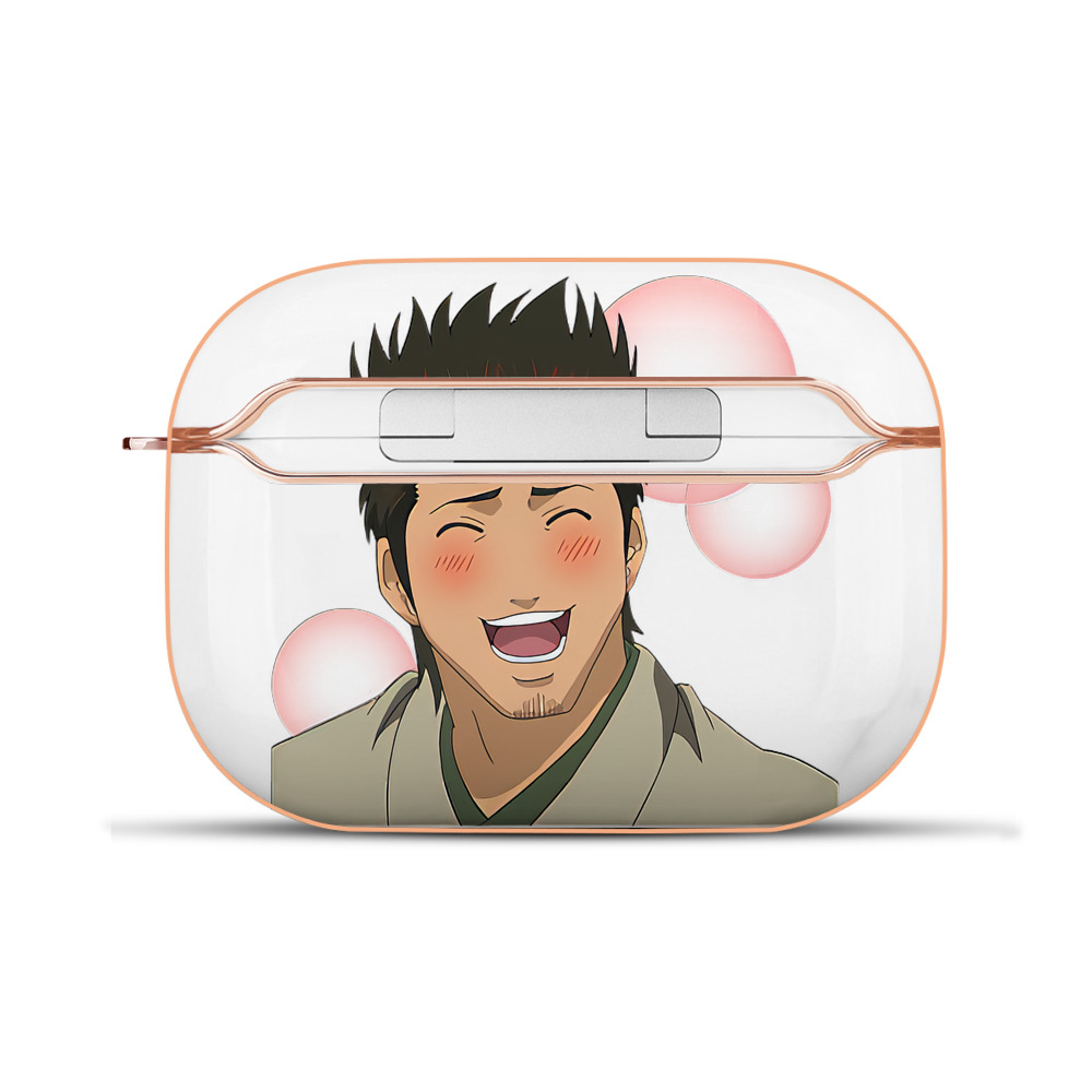 （画像用） ぎんたま 坂田銀時（さかたぎんとき） 神楽 志村新八（しむら しんぱち） GINTAMA Sakata Gintoki Kagura Shimura Shinpachi 【AirPods Pro用】ハードシェル保護ケース｜耐衝撃・防指紋・カラビナ付き商品仕様