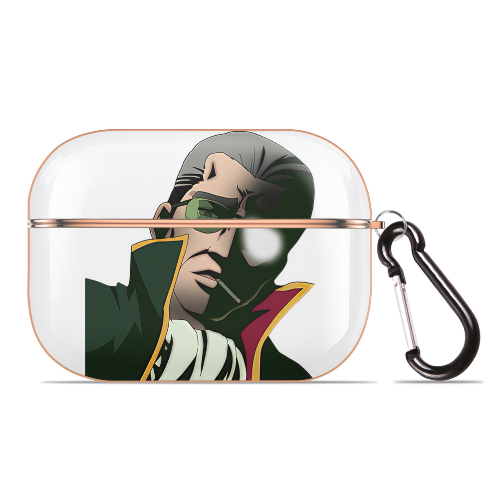 （画像用） ぎんたま 坂田銀時（さかたぎんとき） 神楽 志村新八（しむら しんぱち） GINTAMA Sakata Gintoki Kagura Shimura Shinpachi 【AirPods Pro用】ハードシェル保護ケース｜耐衝撃・防指紋・カラビナ付き商品仕様