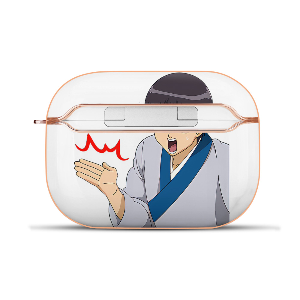 （画像用） ぎんたま 坂田銀時（さかたぎんとき） 神楽 志村新八（しむら しんぱち） GINTAMA Sakata Gintoki Kagura Shimura Shinpachi 【AirPods Pro用】ハードシェル保護ケース｜耐衝撃・防指紋・カラビナ付き商品仕様