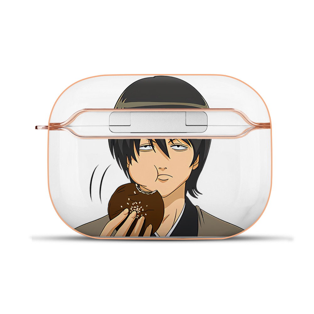 （画像用） ぎんたま 坂田銀時（さかたぎんとき） 神楽 志村新八（しむら しんぱち） GINTAMA Sakata Gintoki Kagura Shimura Shinpachi 【AirPods Pro用】ハードシェル保護ケース｜耐衝撃・防指紋・カラビナ付き商品仕様