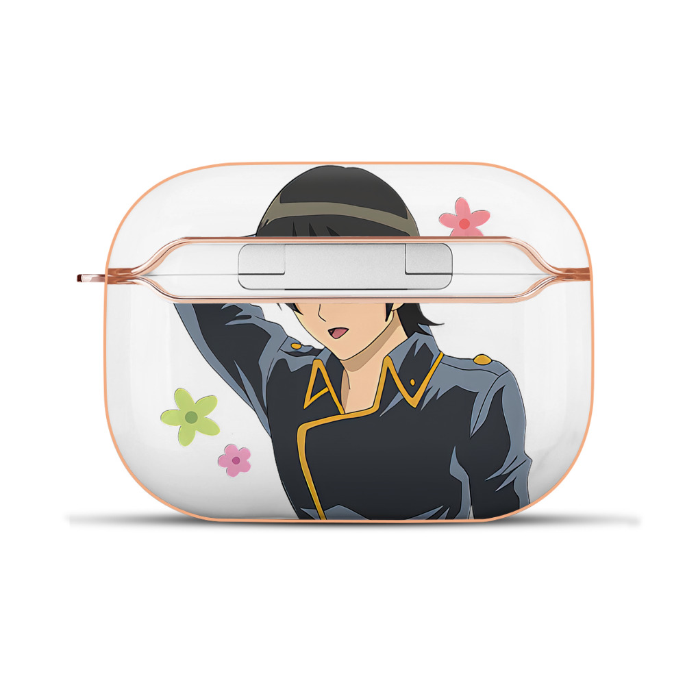 （画像用） ぎんたま 坂田銀時（さかたぎんとき） 神楽 志村新八（しむら しんぱち） GINTAMA Sakata Gintoki Kagura Shimura Shinpachi 【AirPods Pro用】ハードシェル保護ケース｜耐衝撃・防指紋・カラビナ付き商品仕様