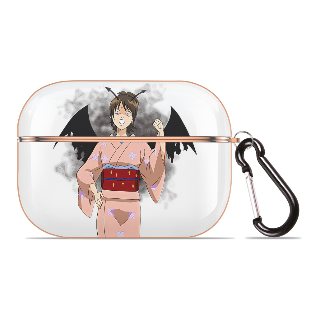 （画像用） ぎんたま 坂田銀時（さかたぎんとき） 神楽 志村新八（しむら しんぱち） GINTAMA Sakata Gintoki Kagura Shimura Shinpachi 【AirPods Pro用】ハードシェル保護ケース｜耐衝撃・防指紋・カラビナ付き商品仕様